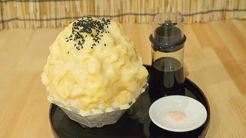 石焼き芋ミルク　かき氷　椛屋